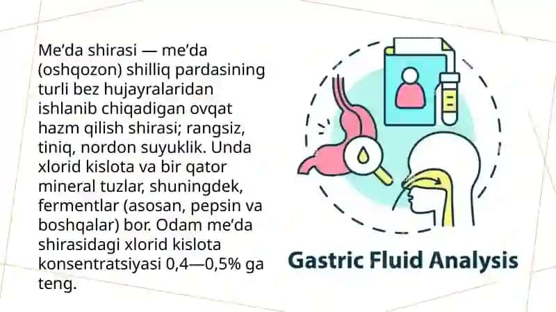 Oshqozon suyuqligini tashxislashning klinikahamiyati 4