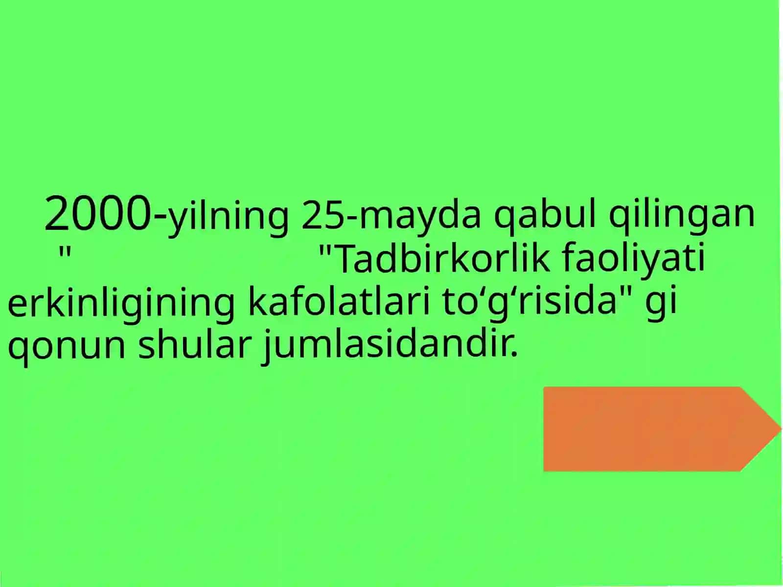 Jismoniy shaxslarning tadbirkorlik faoliyati 4