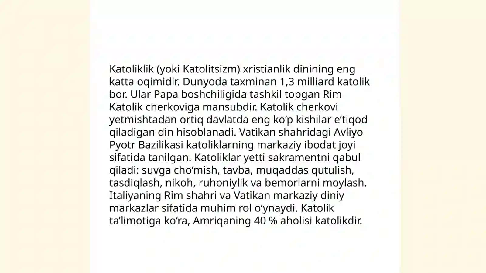 Xristianlikning asosiy oqimlari 4
