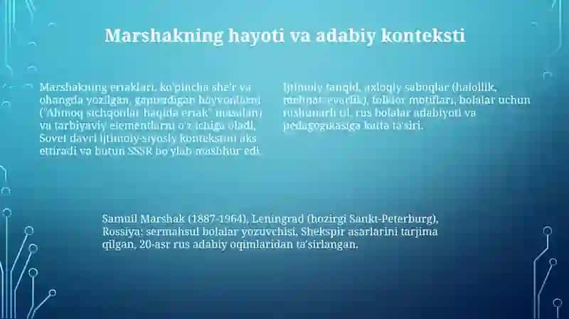 Samuil Marshak sheriyat taklari tahlili 4