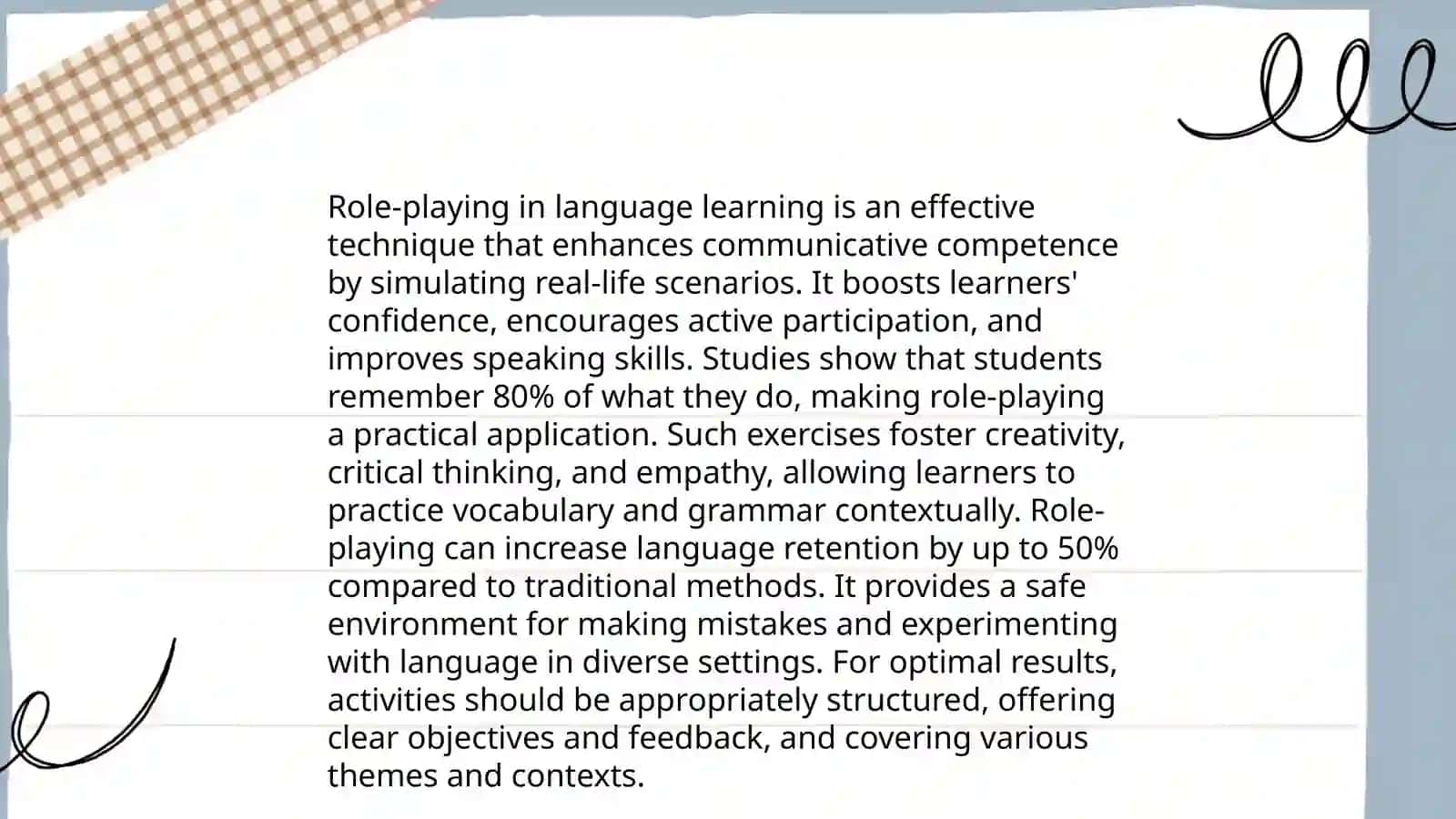 Experiential and negotiated language learning 4