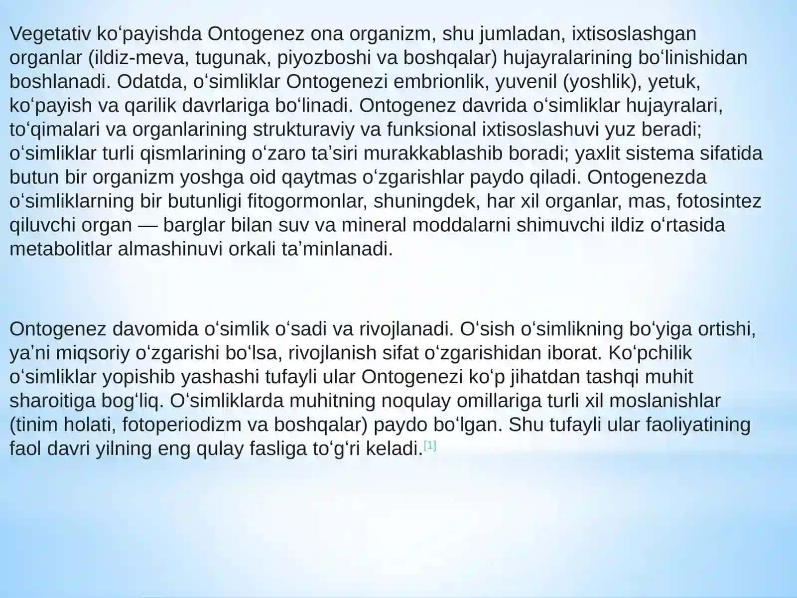 Ontogenez 4