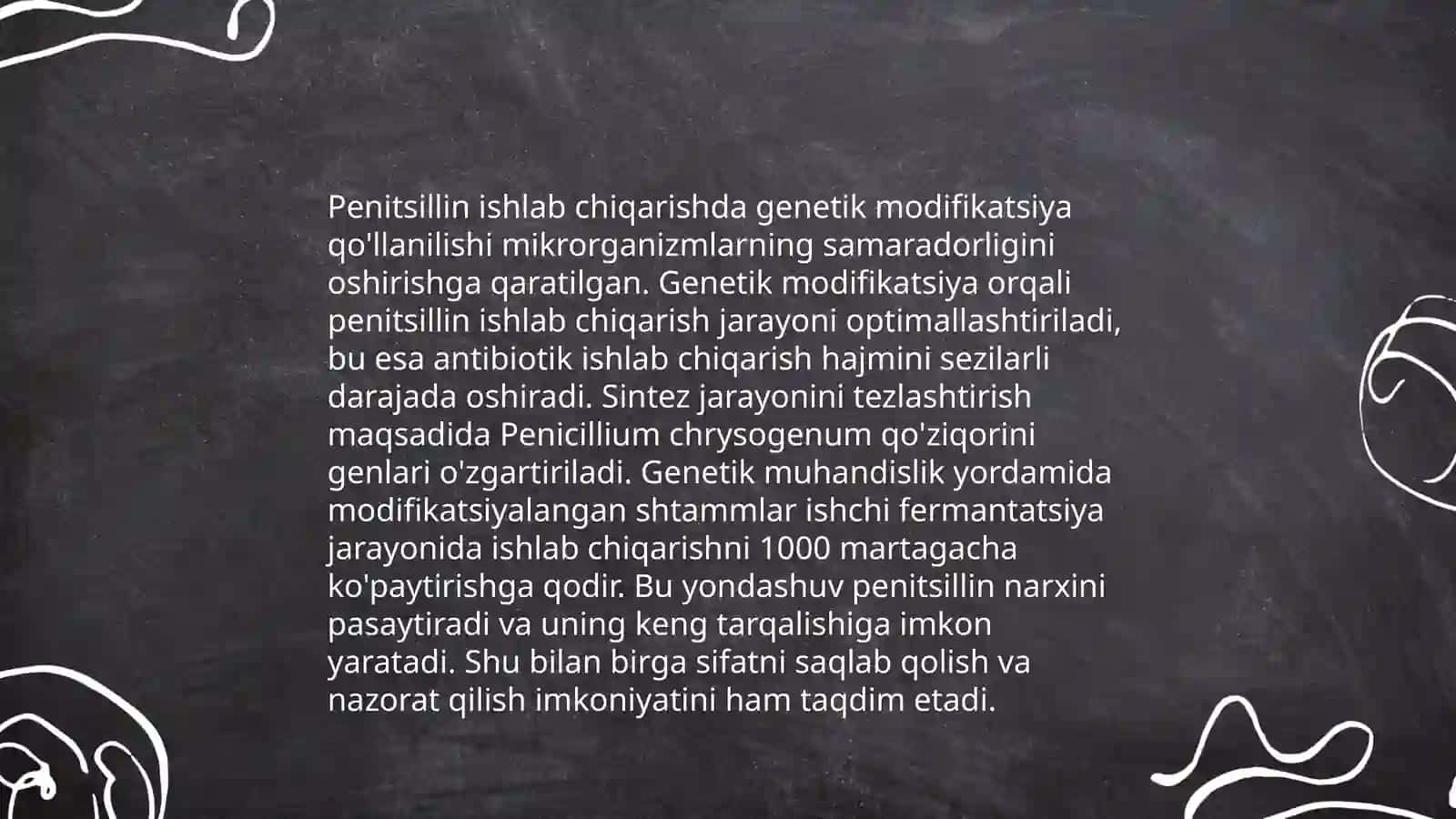 Penitsillning gen muxandisligida qo'llanilishi 4