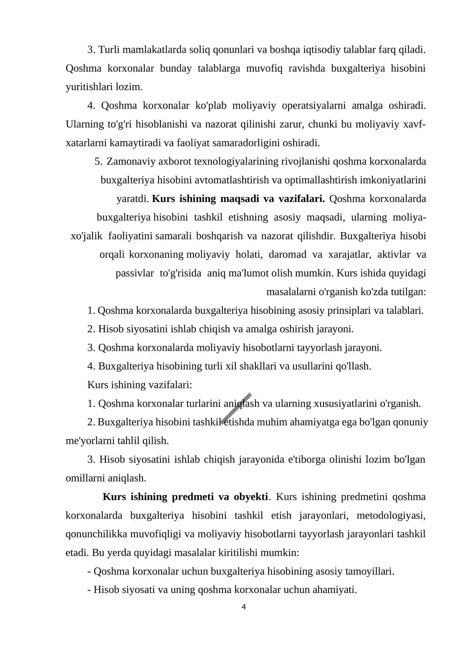 Qoshma korxonalarda buxgalteriya hisobini tashkil etish 4