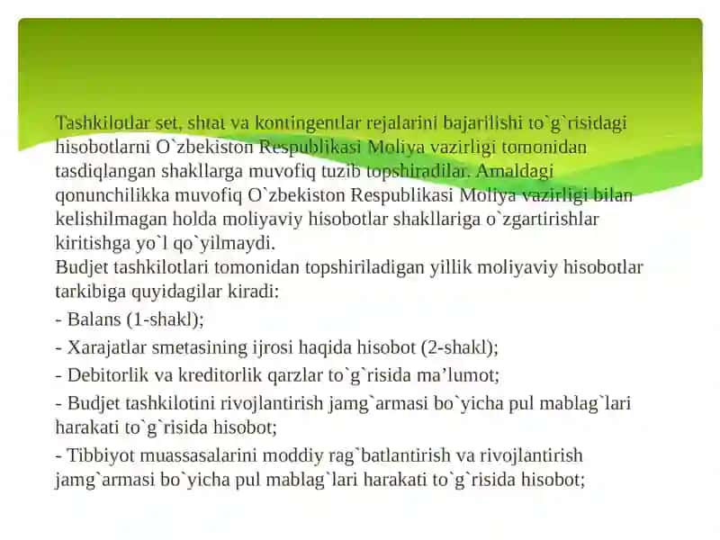Moliyaviy Hisobotlarni Taqdim Etish Tartibi 4