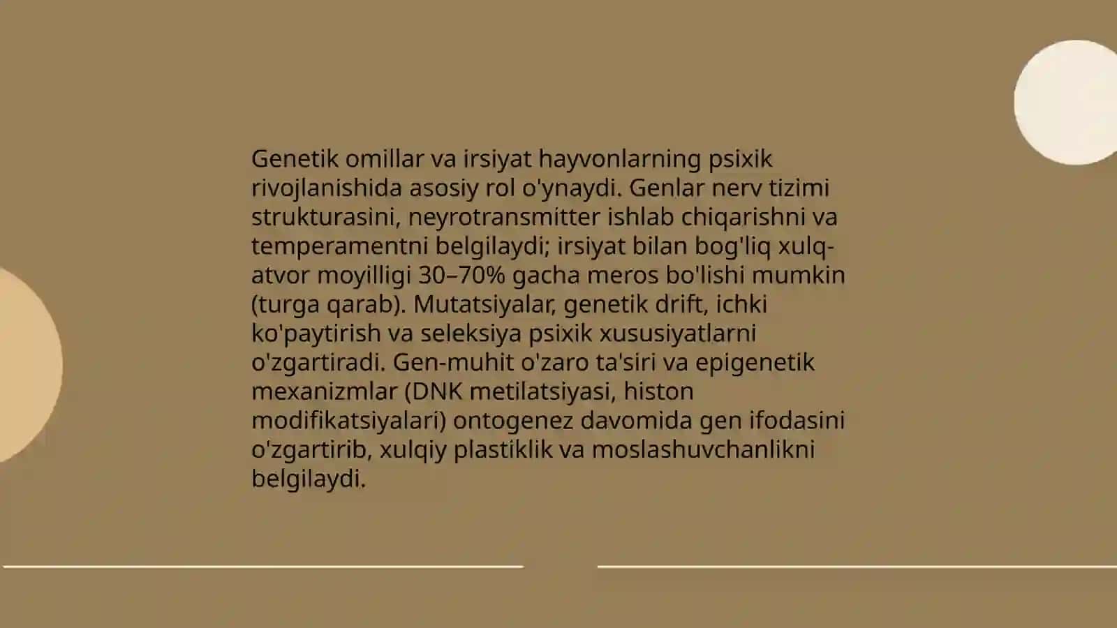 Hayvonlarning psixik faoliyatini ontogenezda rivojlanishi 4