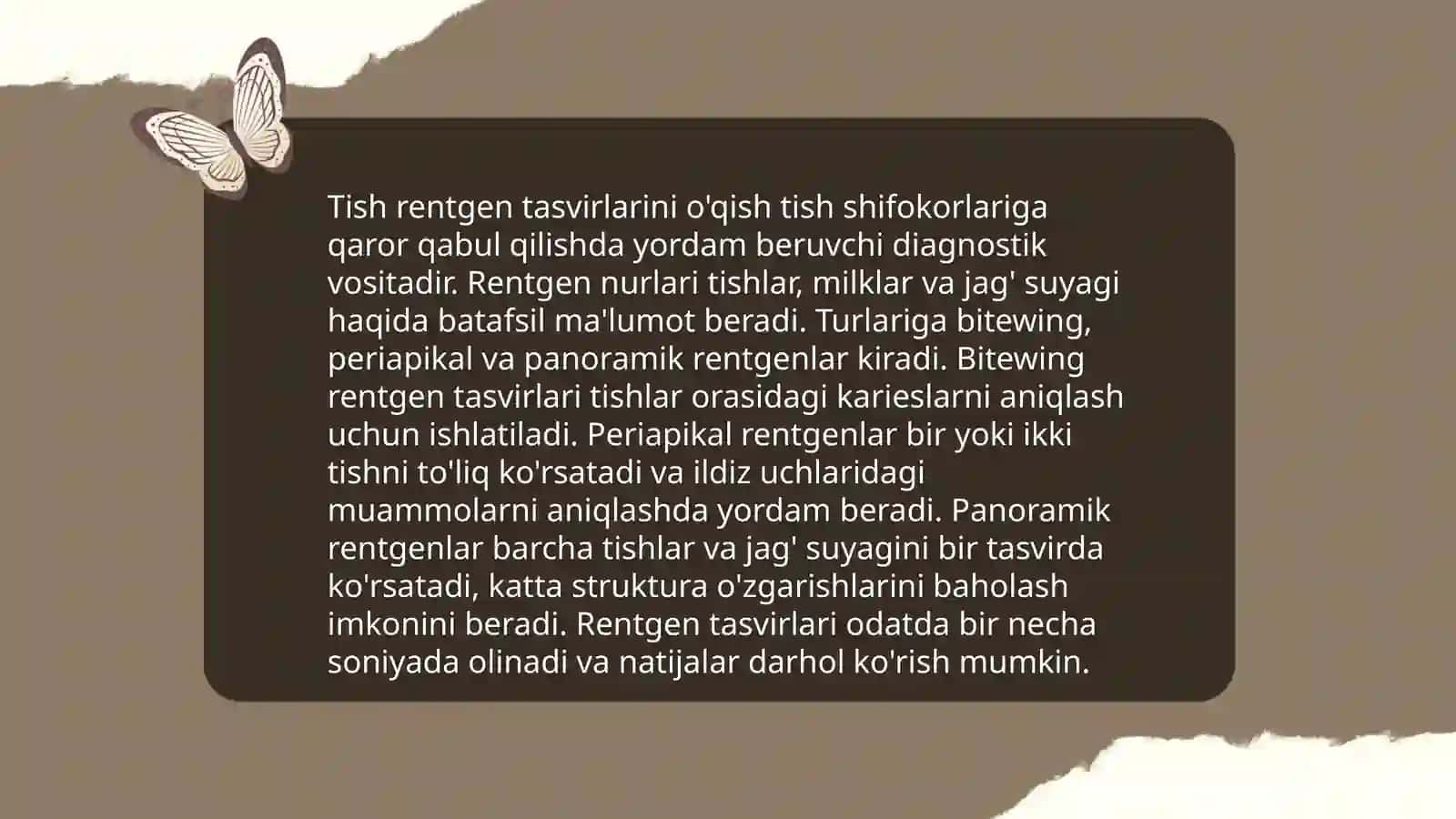 Tishlarning rentgen anatomiyasi 4