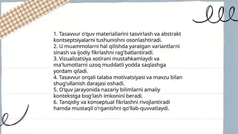 Tasavvur va uning talaba hayotidagi roli 4