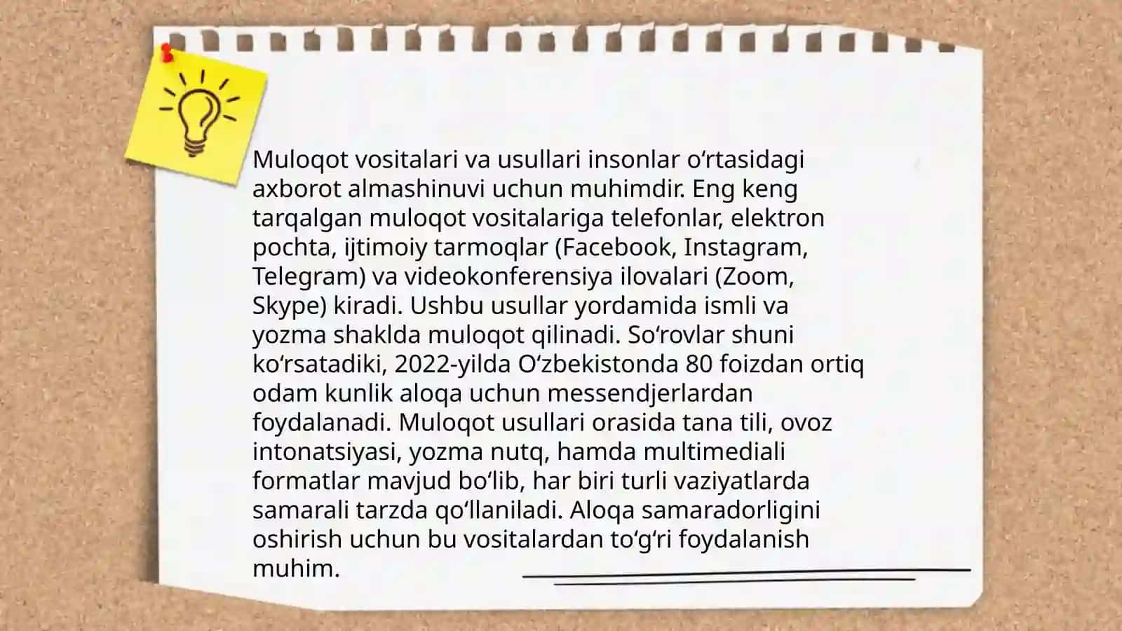 Shaxslar aro muloqotning umumiy tamoiylar 4