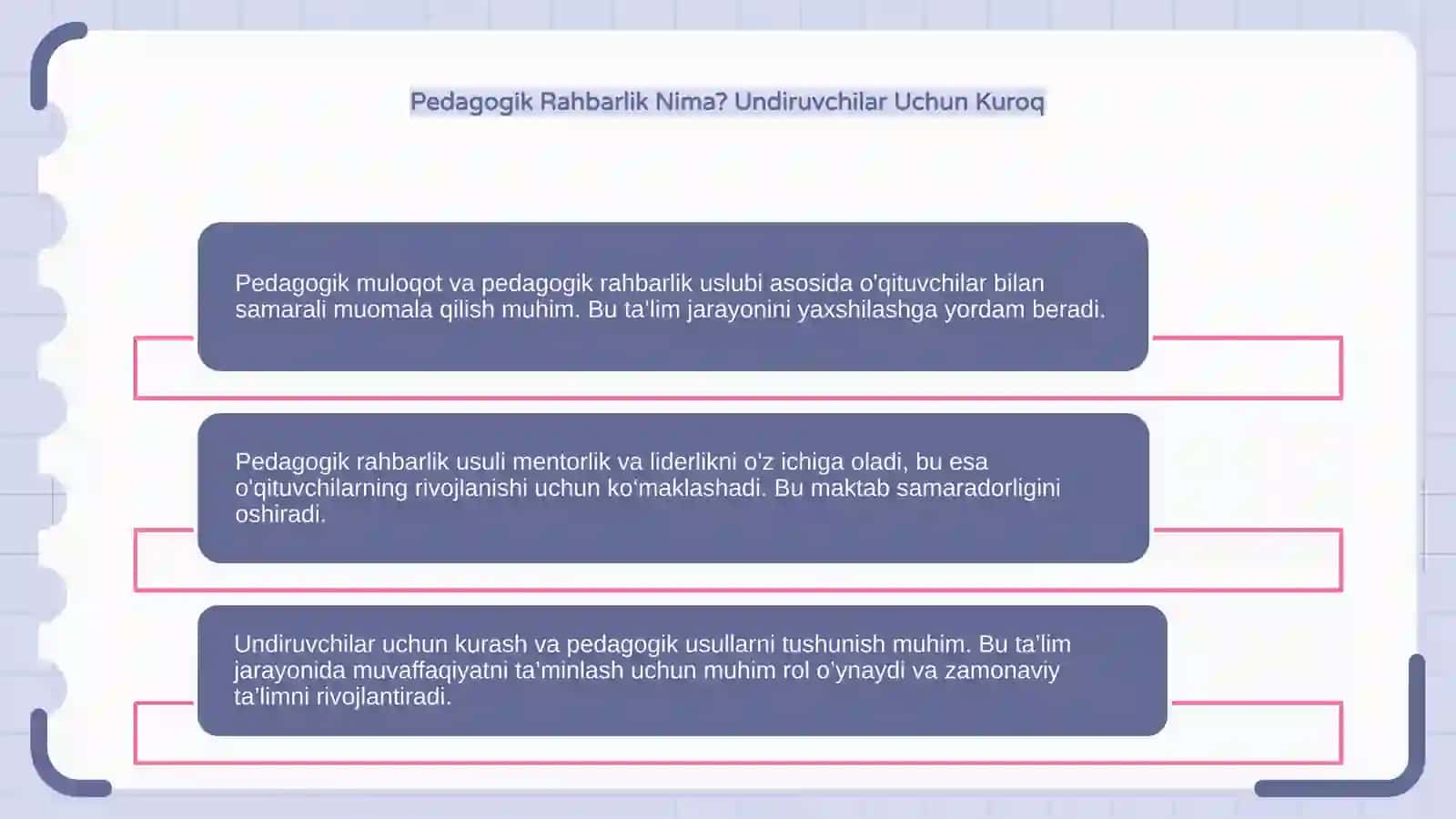 Pedagogik Muloqot va pedagogik rahbarlik uslubi 4