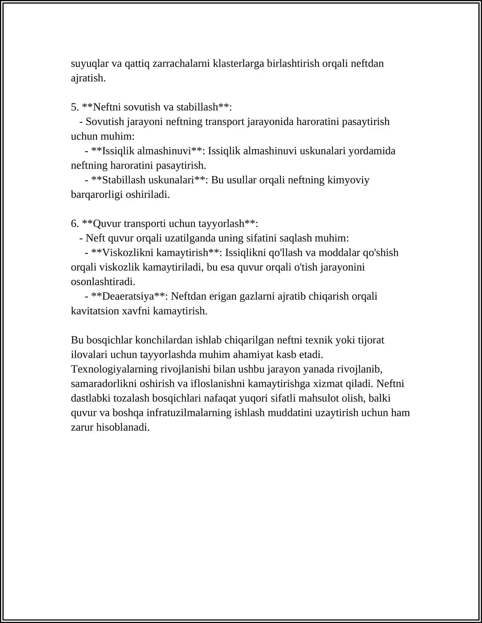 KONDAN QAZIB OLINGAN NEFTNI YIGʻISH VA TAYYORLASH 4