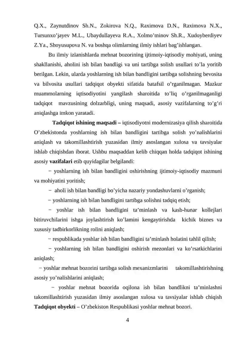 Yoshlarning ish bilan bandligini oshirish 4