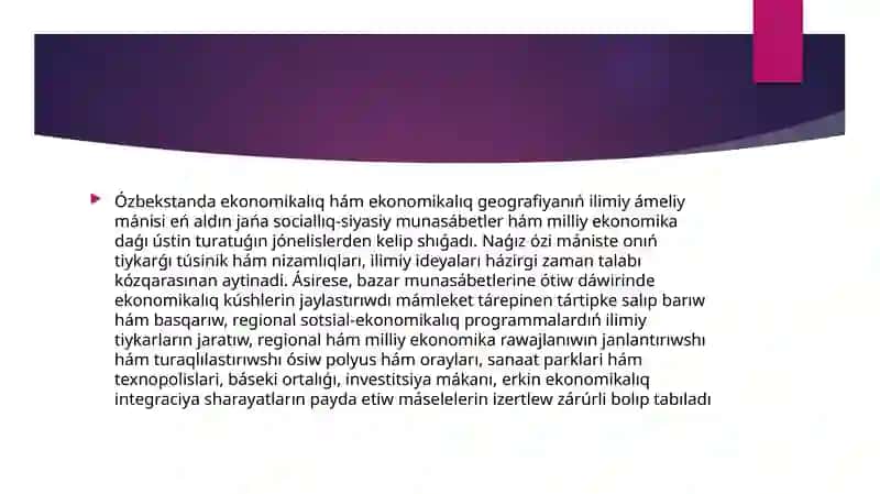 Ekonomikalıq Matematikalıq Modeller Hám Usıllar 4