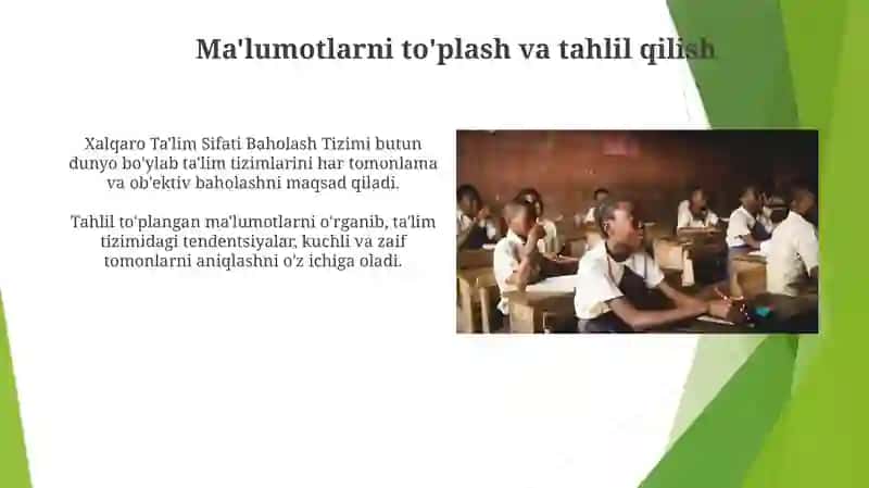 Xalqaro Ta'lim Sifati Baholash Tizimi 4