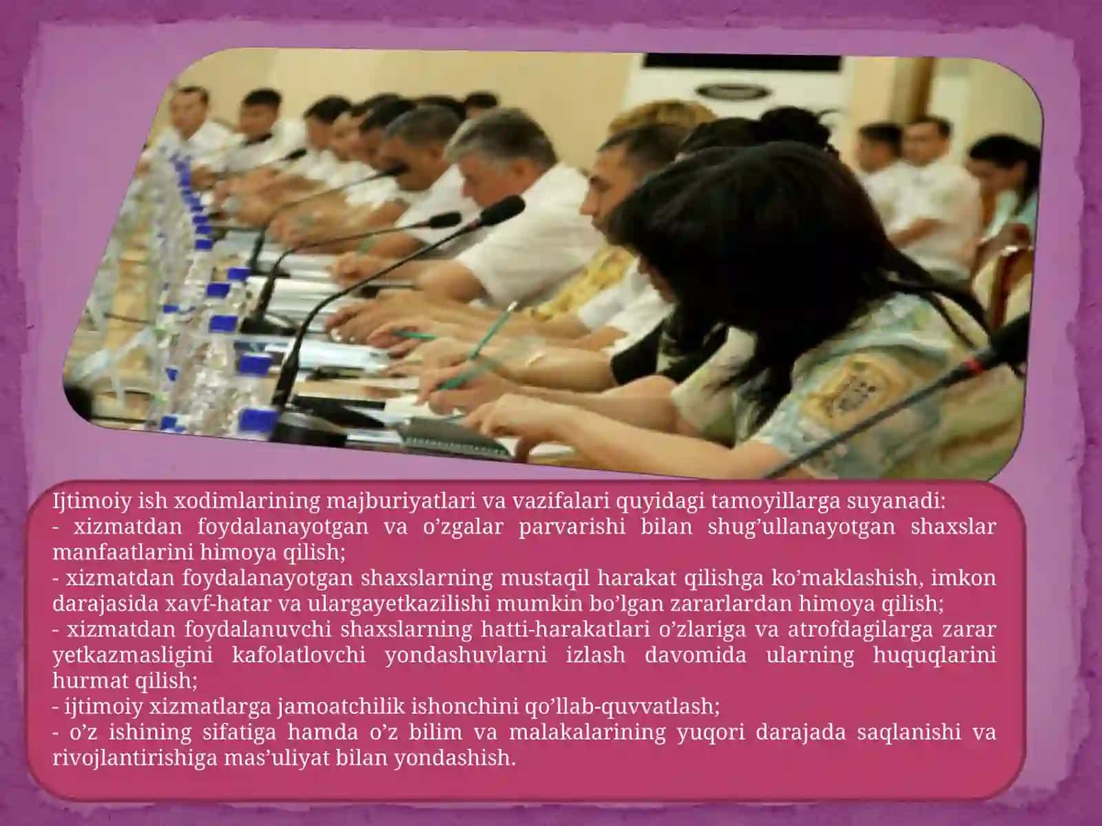 Ijtimoiy Ish Xodimining Majburiyatlari 4