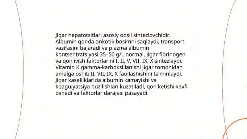 Jigar biokimyosi 4