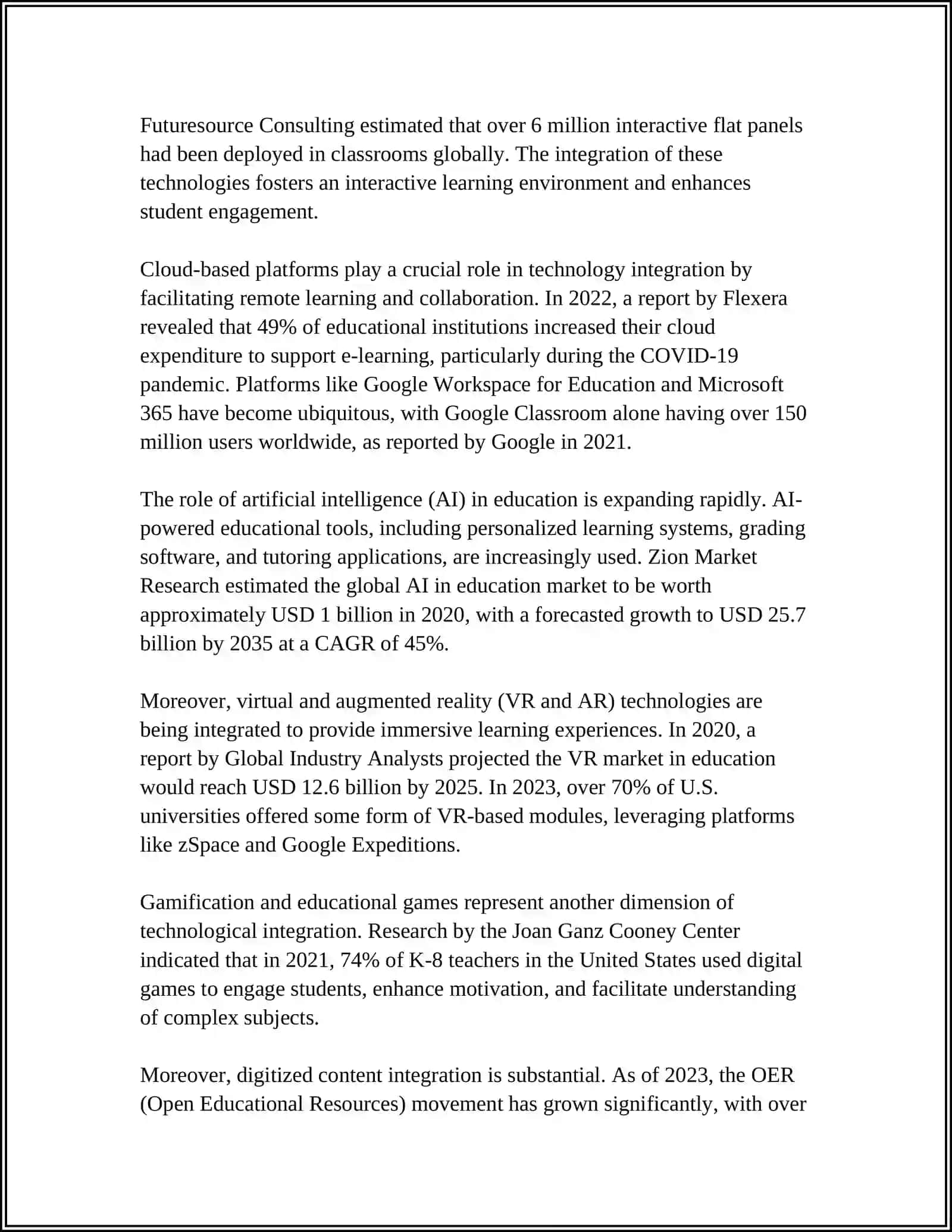 THE DEVELOPMENT AND FUTURE OF THE EDUCATION SYSTEM 4