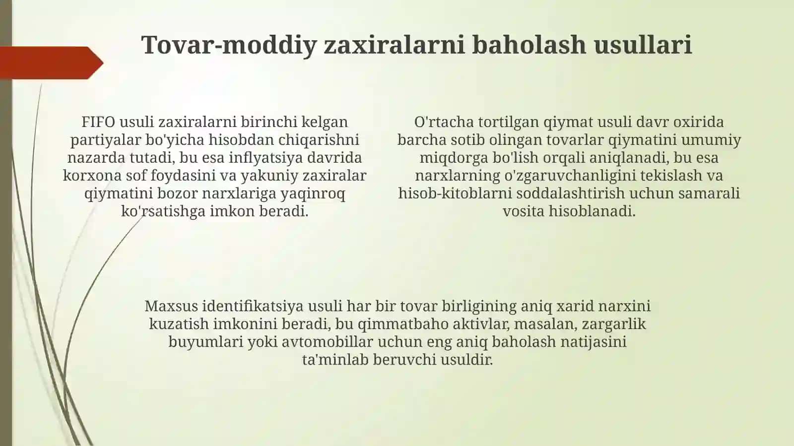 Biologik aktivlar hisobi 4