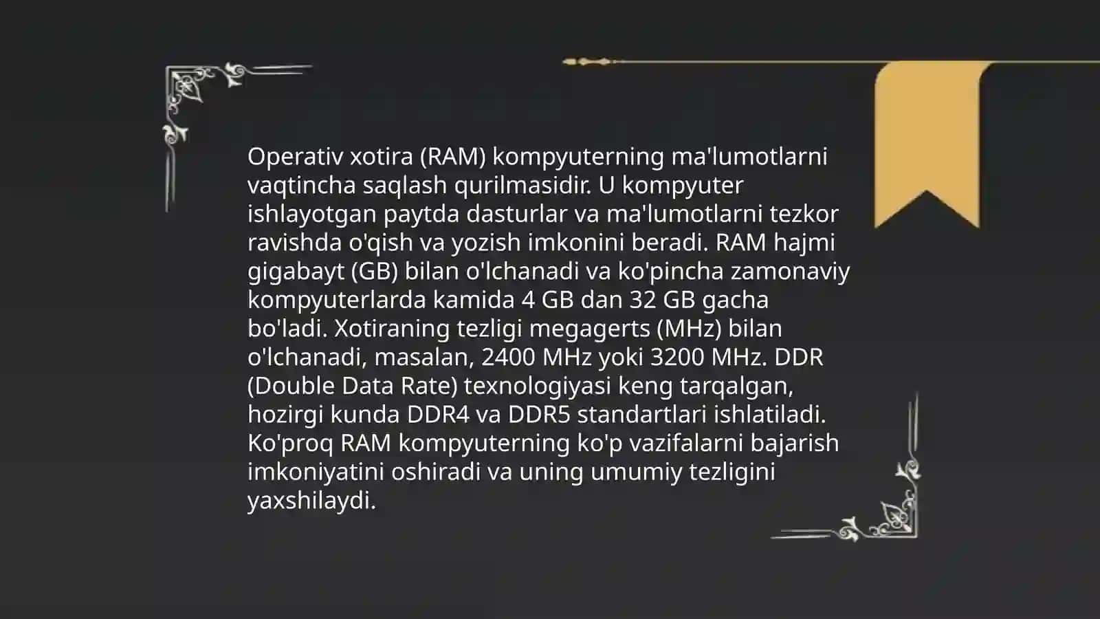 Kompyuterning texnik ta'minoti 4