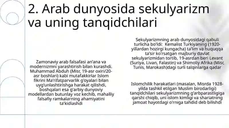 Zamonaviy Arab Falsafasi 4