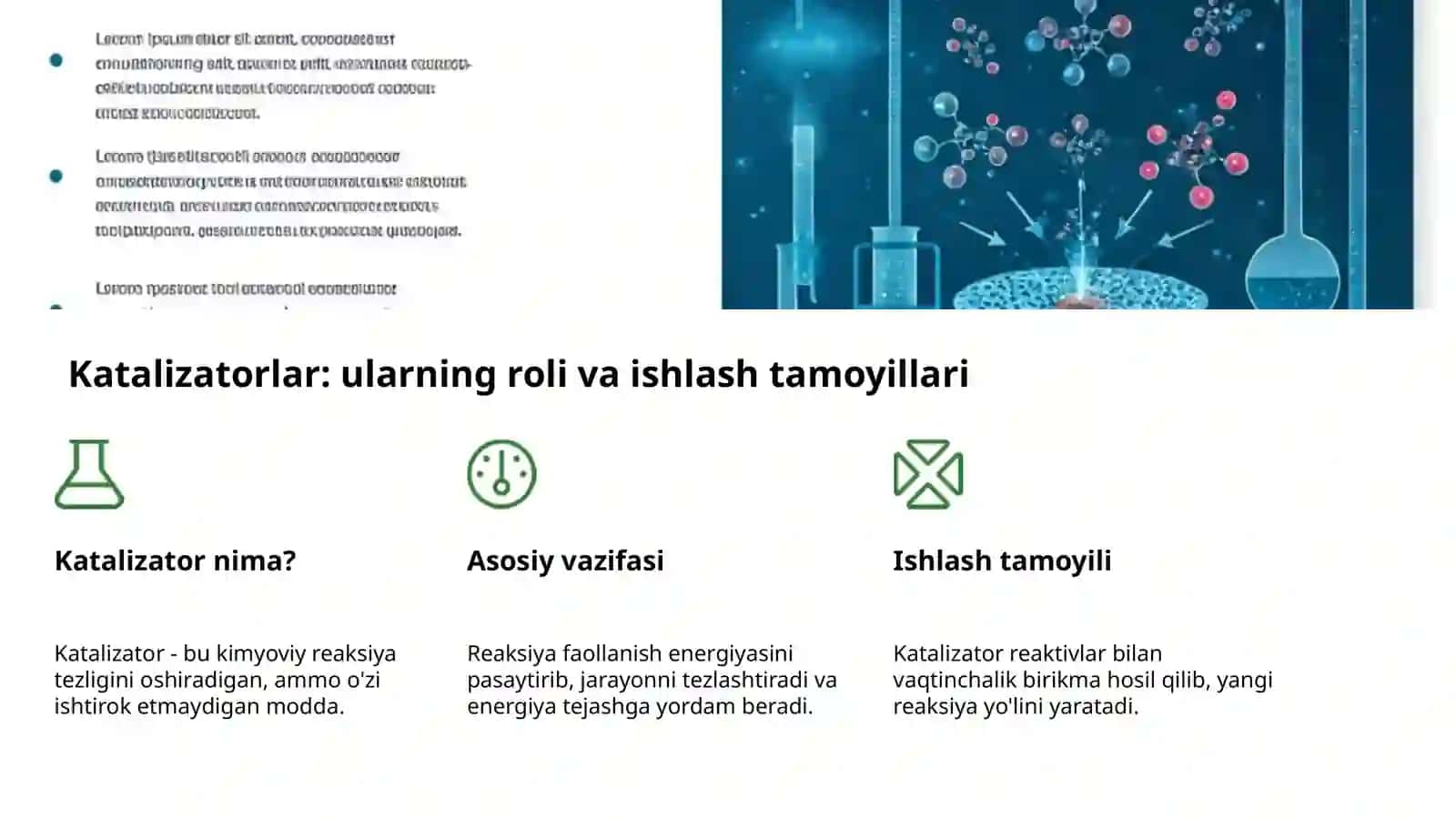 Kimyoviy reaksiyalar tezligi: 8-sinf 4