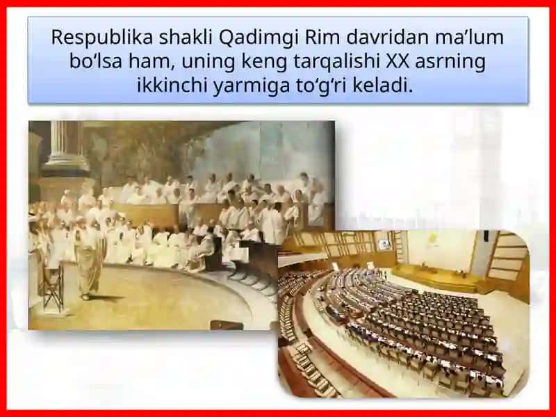 Mamlakatlarning boshqaruv shaklari va davlat tuzilishi 4