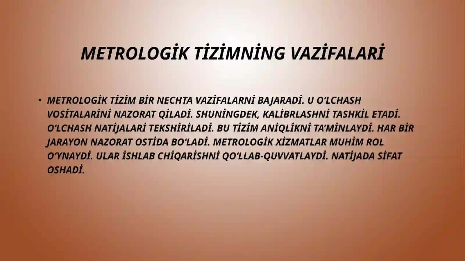 Ishlabchiqarishning metrologik ta'minoti 4