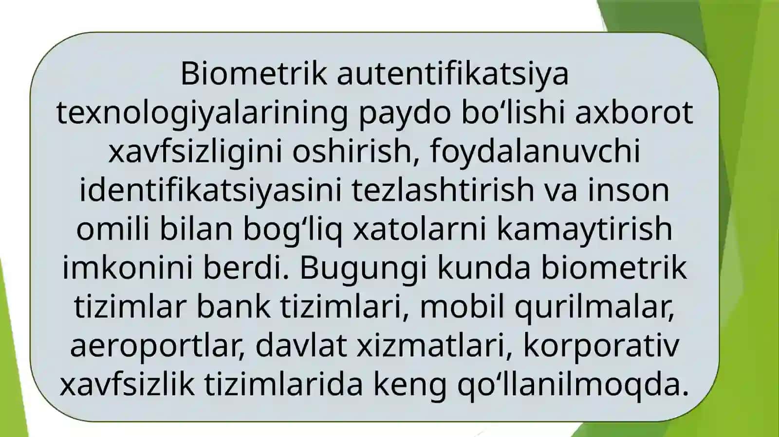 Biometrik autentifikatsiya texnologiyalari 4