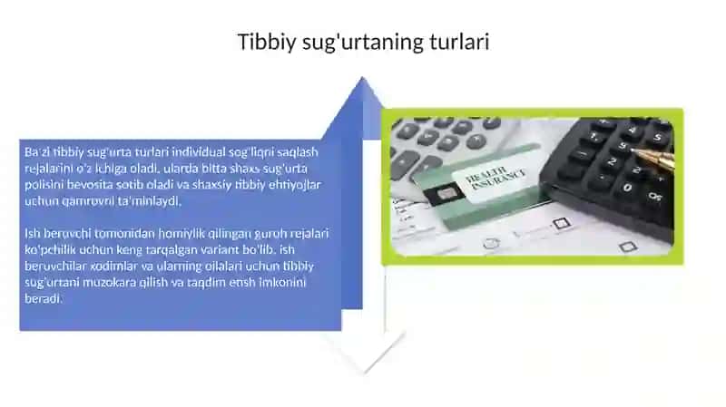 Tibbiy sug'urtaning asoslari va turlari 4