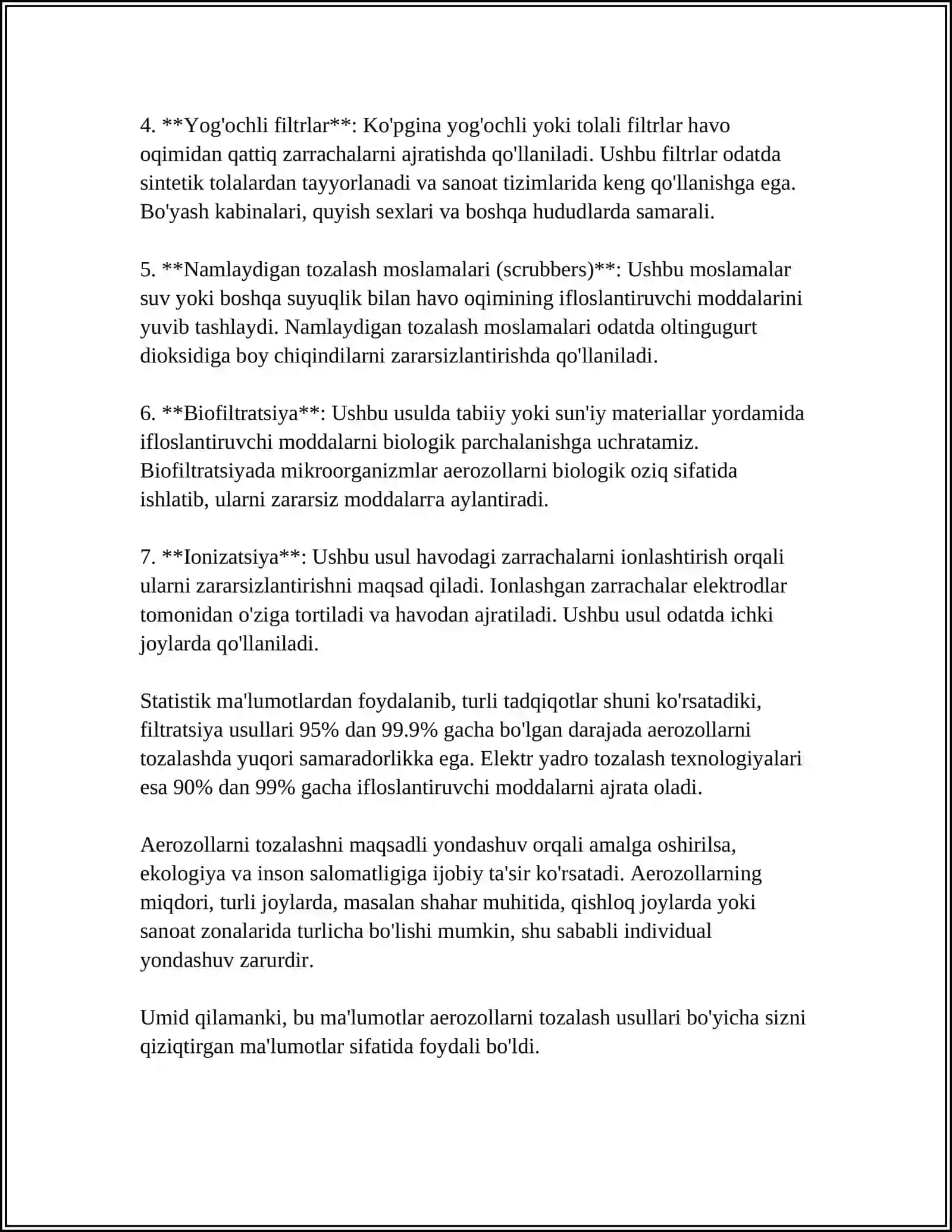HAVONI AEROZOLLARDAN TOZALASH USULLARI 4