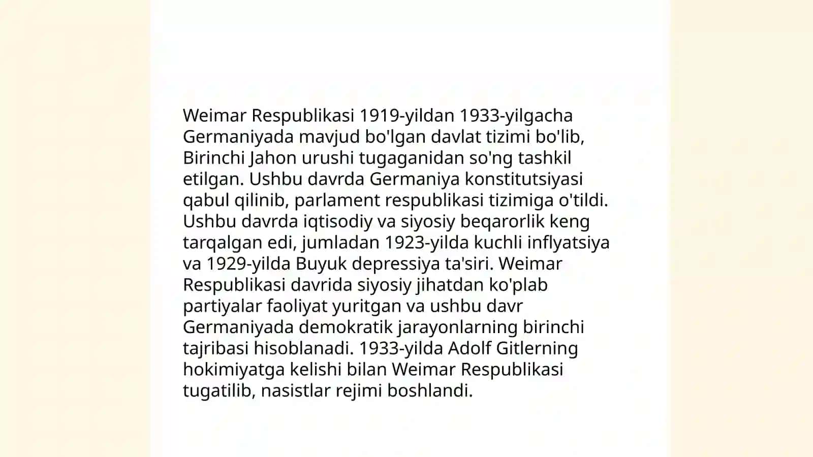Versal tinchlik shartnomasi va Germaniyaga ta'siri 4