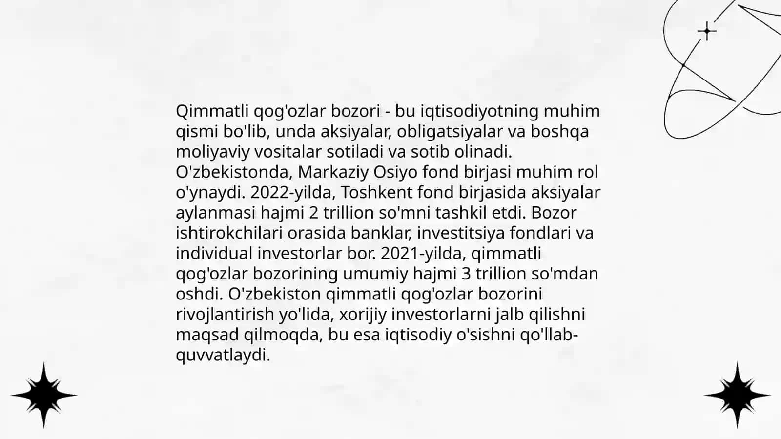 Moliya bozorlari turlari 4
