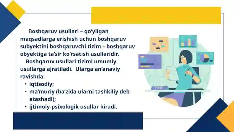 Korxona boshqaruv usullari 4