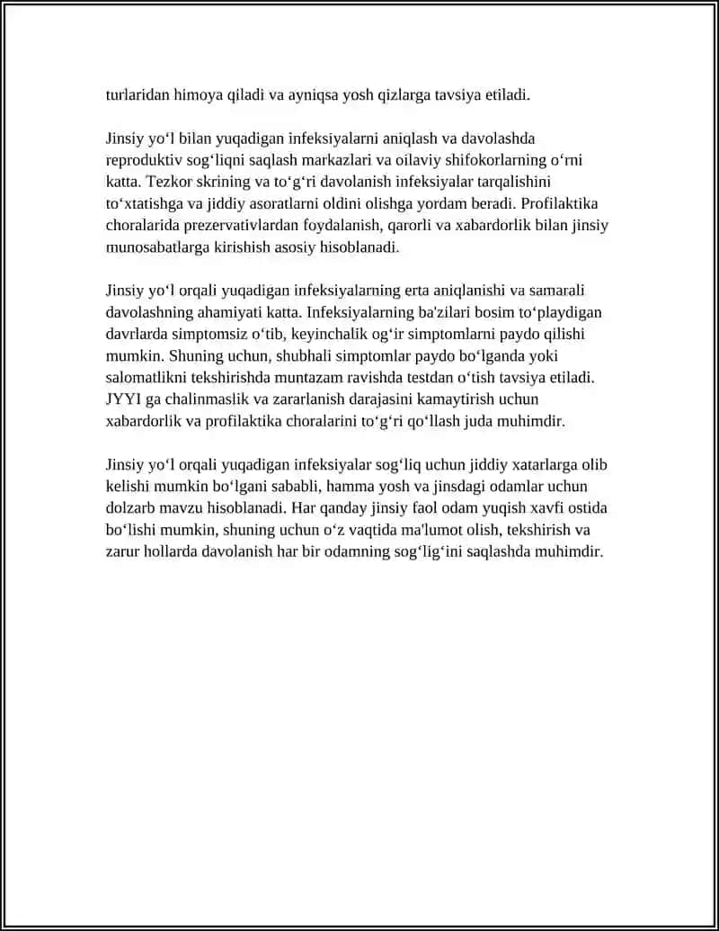 Jinsiy kasalliklar 4