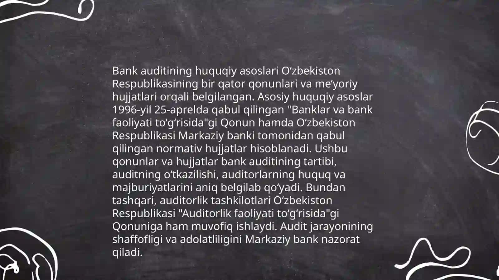 Bank auditining maqsadi va vazifalari 4