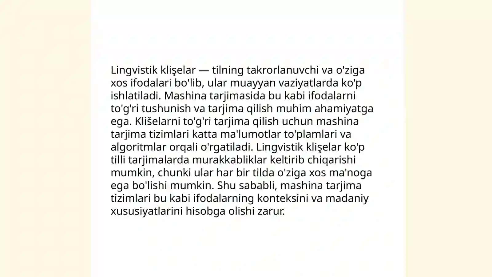Mashina tarjimasining lingvistik muommolari 4