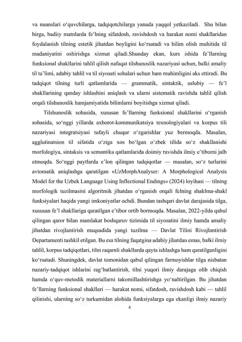 Fe'lning funksional shakllari tahlili 4