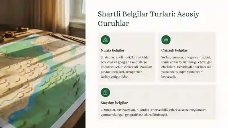 Kartografiya va Shartli Belgilar Nima? 4