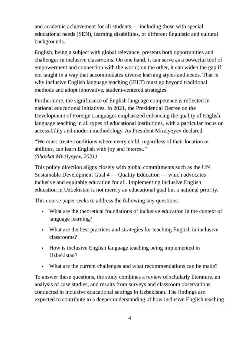 Inclusive Education 4