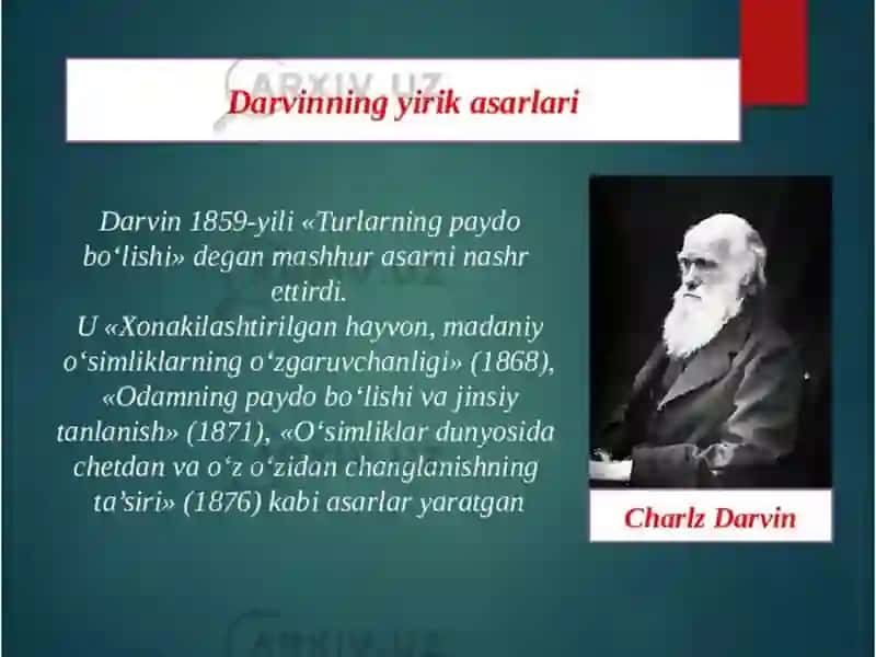 DARVIN (Darvin) Charlz Robert 4