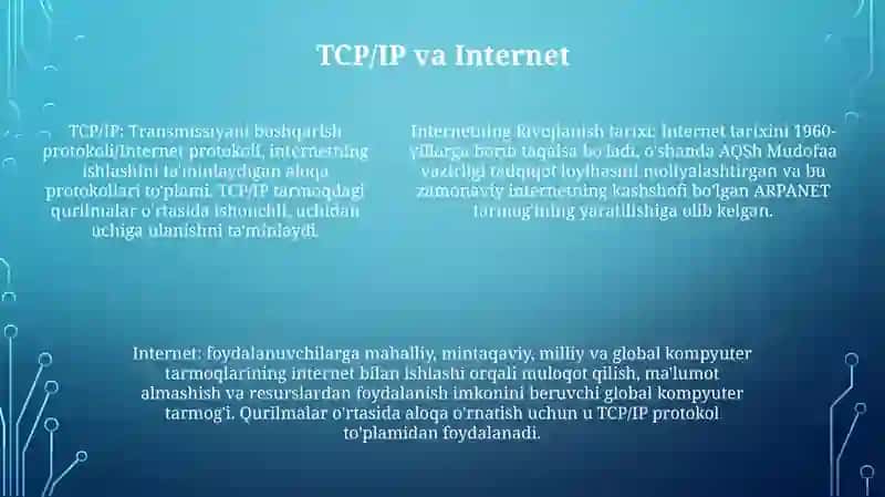 Internetning Rivojlanish Tarixi 4