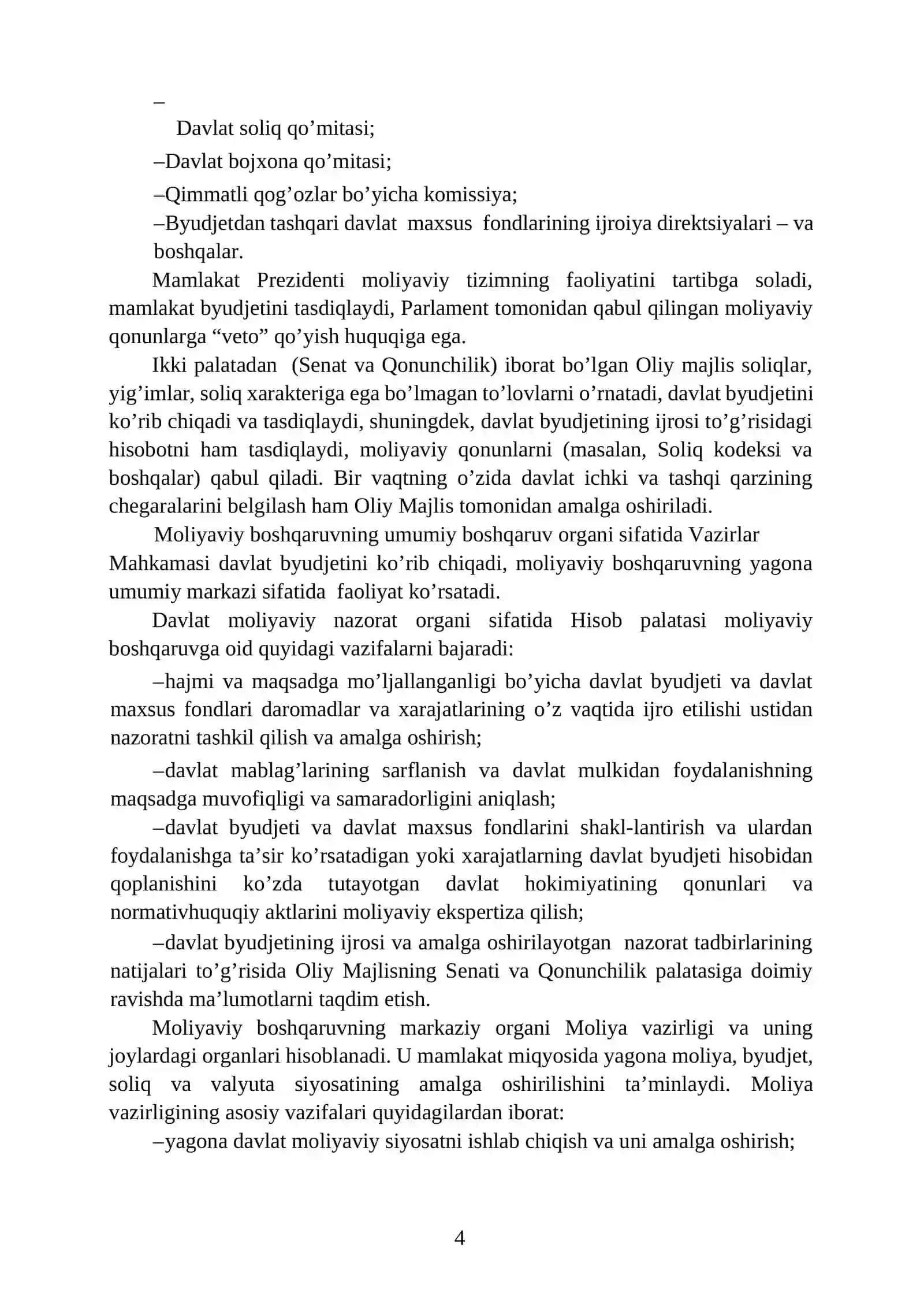 Moliyaviy Boshqaruv Reja 4