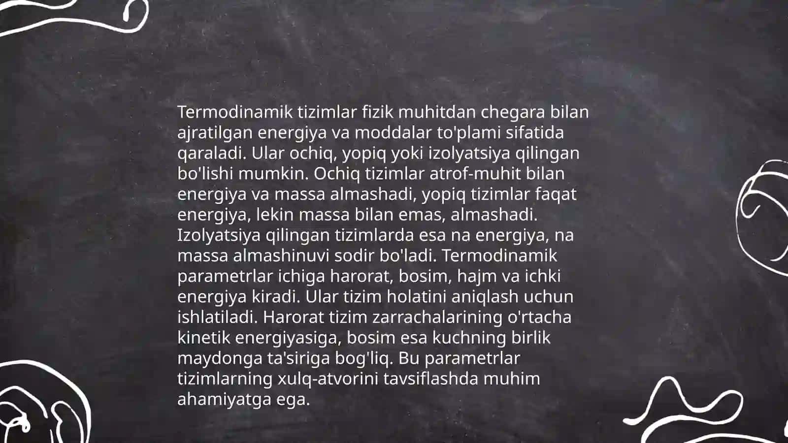 Molekulyar fizika va statistik fizika asoslari 4