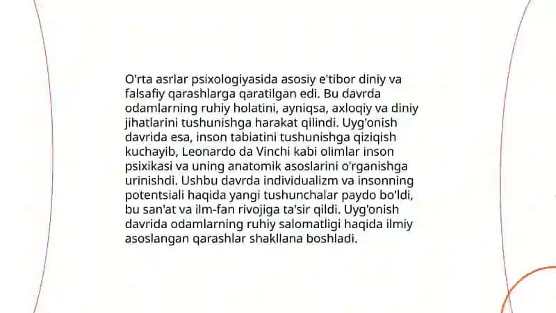 Psixologik bilimlar tarixi 4