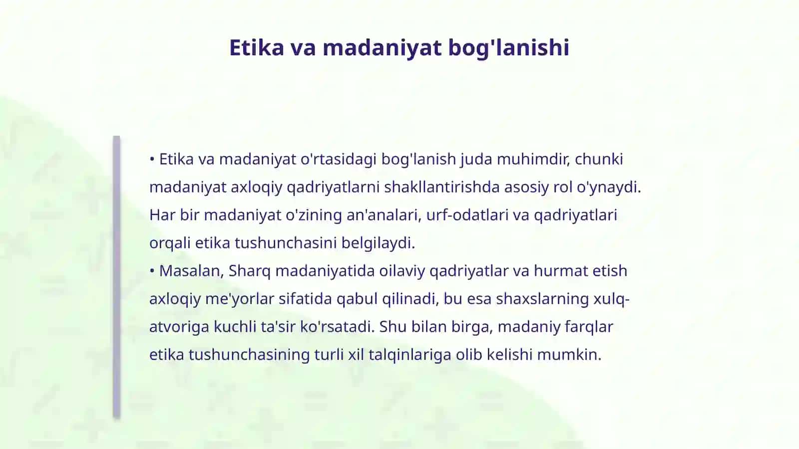 Etikaning mohiyati va madaniyati 4