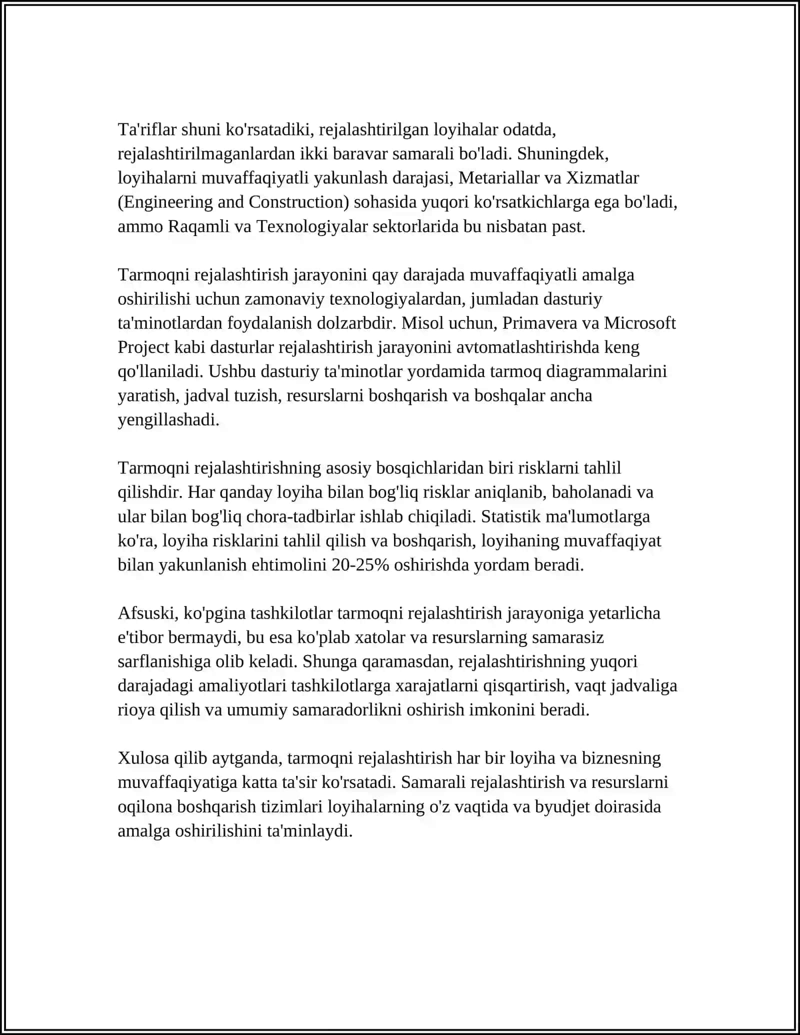 TIJORAT TASHKILOTI UCHUN LOKAL KOMPYUTER TARMOG'INI ISHLAB CHIQISH (VARIANT 44: OFIS 110 M2, 3 TA OFIS, 9 TA SHAXSIY KOMPYUTER, PEER-TO-PEER TARMOG'I) 4