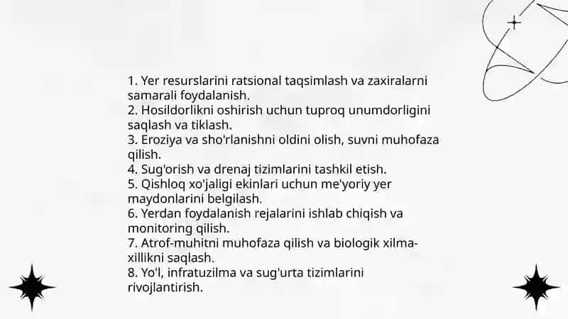Ichki xo’jalik yer tuzish 4