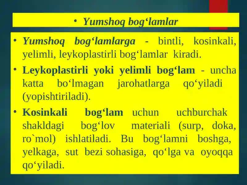 BOG‘LAM QO‘YISH 4