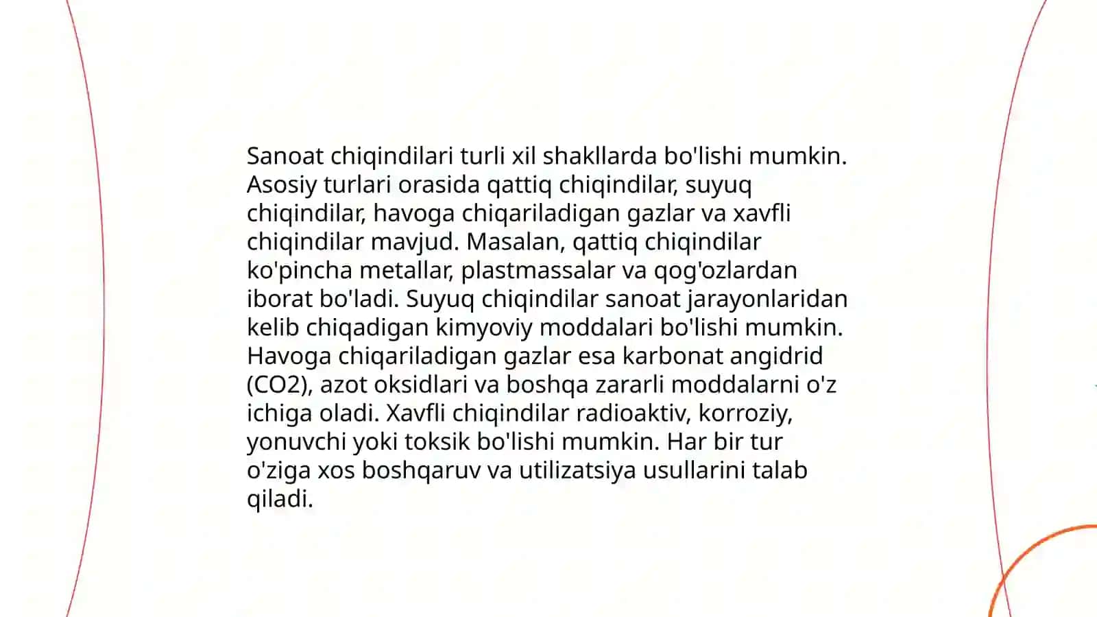 Chiqindi me'yorini aniqlash usullari 4