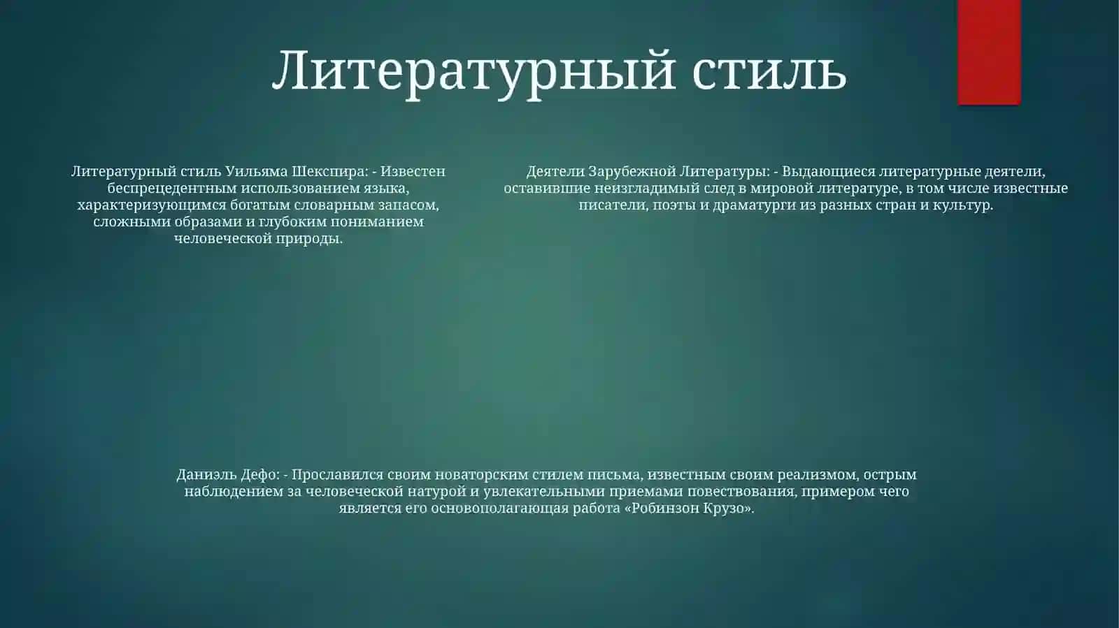 Деятели Зарубежной Литературы 4